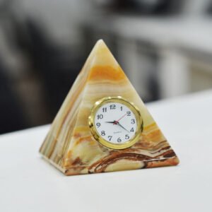 PYRAMID CLOCK 3 INCHES