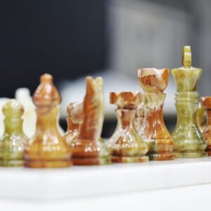 CHESS SET ONYX 12x12 INCHES